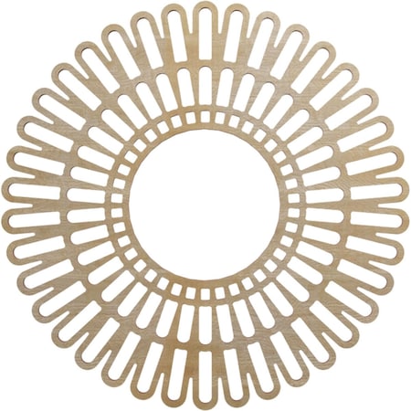 Ekena Millwork Cornelius Wood Fretwork Pierced Ceiling Medallion, Hickory, 18"OD x 6 3/4"ID x 1/4"T CMWP18X0250CRHI